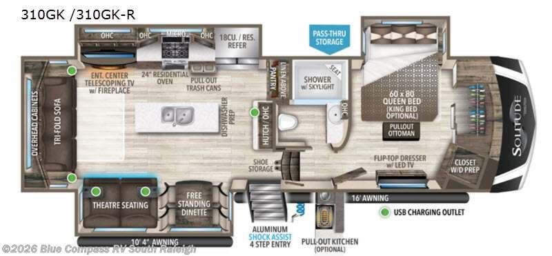 Used 2021  Grand Design Solitude 310GK by Grand Design from Blue Compass RV South Raleigh in Benson, NC