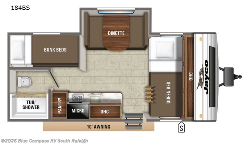 Used 2019 Jayco Jay Flight SLX 7 184BS available in Benson, North Carolina