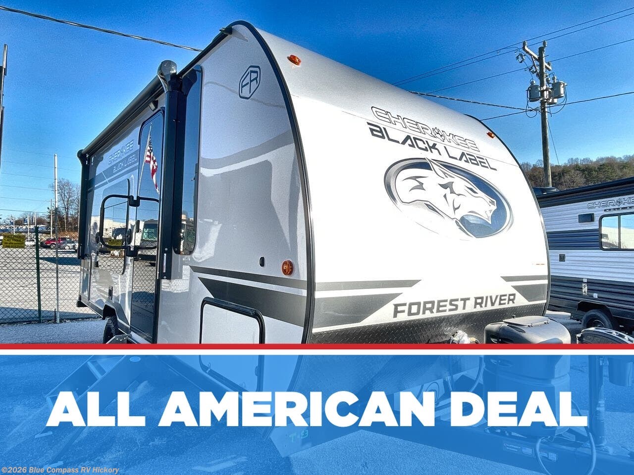 New 2026 Forest River Cherokee Wolf Pup Black Label 16FQWBL available in Claremont, North Carolina