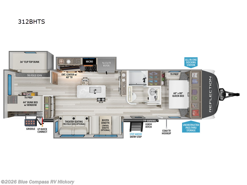Used 2025 Grand Design Reflection 312BHTS available in Claremont, North Carolina