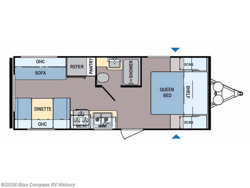 Used 2019 Coleman  Lantern Series 202RD available in Claremont, North Carolina