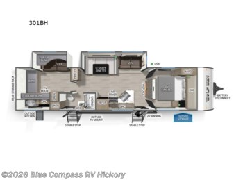New 2026 Forest River Cherokee Wolf Den 301BH available in Claremont, North Carolina