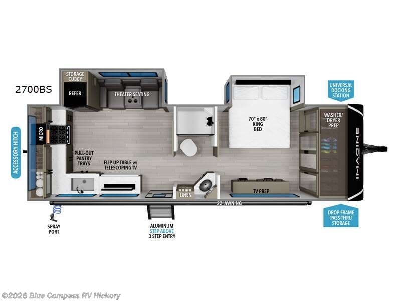 New 2027 Grand Design Imagine 2700BS available in Claremont, North Carolina