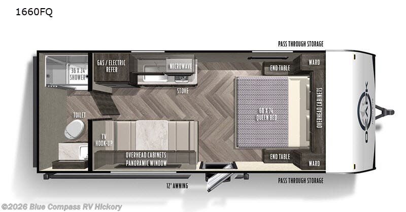 Used 2021  Forest River Ozark 1660FQ by Forest River from Blue Compass RV Hickory in Claremont, NC