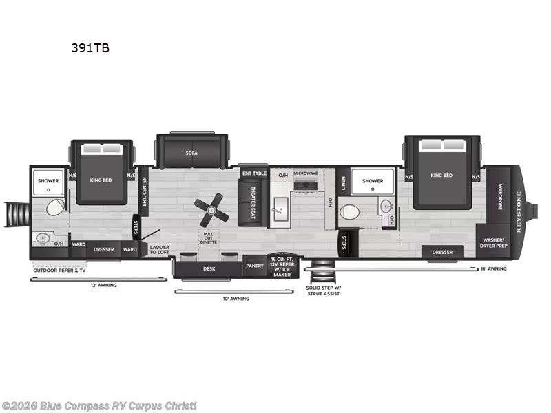 New 2027 Keystone Montana High Country 391TB available in Corpus Christi, Texas