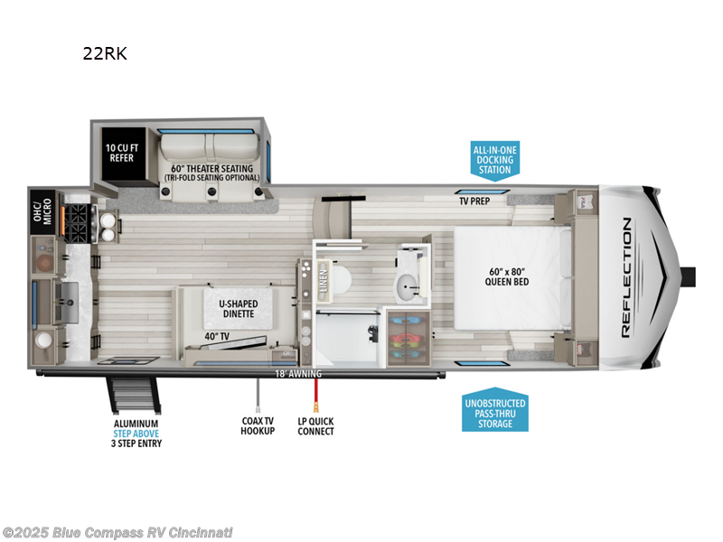 New 2026 Grand Design Reflection 100 Series 22RK available in Cincinnati, Ohio