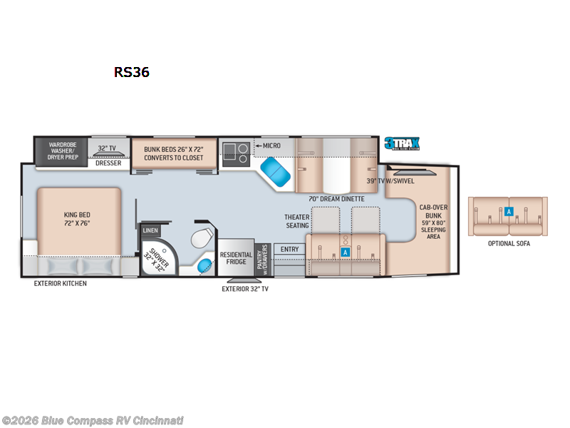 Used 2022 Thor Motor Coach Omni RS36 available in Cincinnati, Ohio