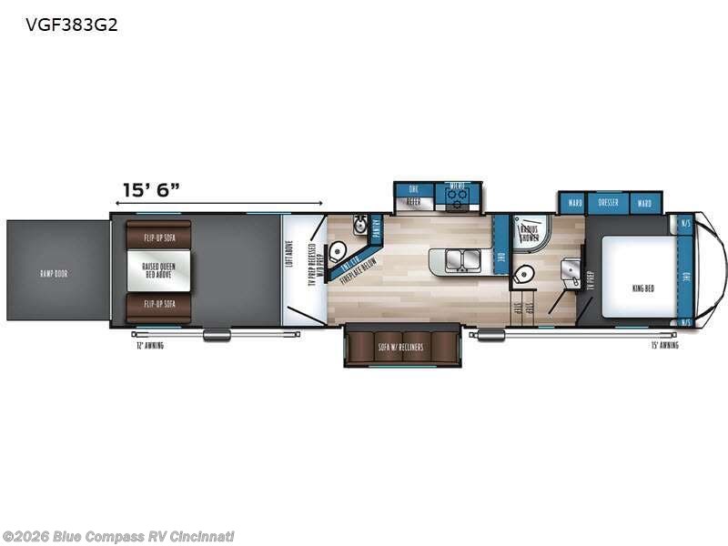 Used 2021 Forest River Vengeance Rogue Armored VGF383G2 available in Cincinnati, Ohio