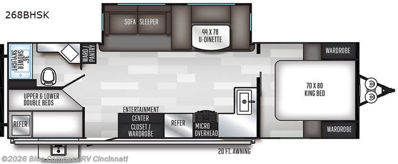 Used 2021 Palomino Solaire Ultra Lite 268BHSK available in Cincinnati, Ohio