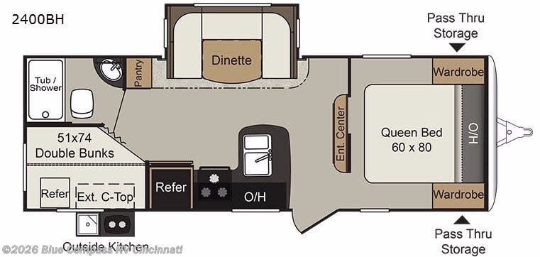 Used 2018 Keystone Passport 2400BH Grand Touring available in Cincinnati, Ohio