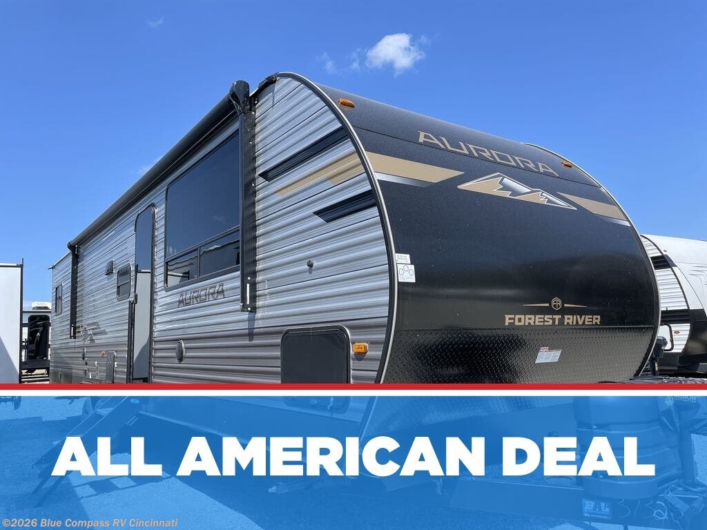 New 2026 Forest River Aurora 34BHTS (2 Queen Beds) available in Cincinnati, Ohio
