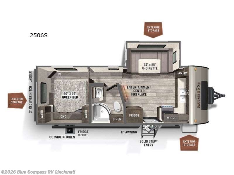 Used 2021 Forest River Rockwood Mini Lite 2506S available in Cincinnati, Ohio