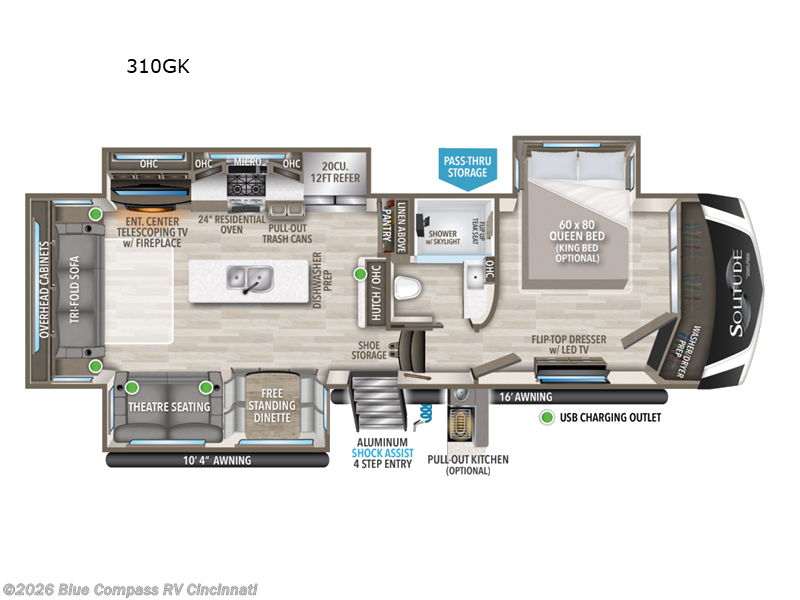 Used 2023 Grand Design Solitude 310GK available in Cincinnati, Ohio