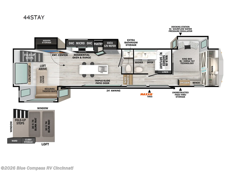 Used 2025 Forest River Impression 44STAY available in Cincinnati, Ohio