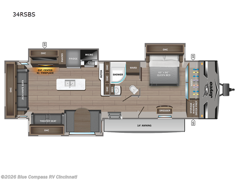Used 2023  Jayco Jay Flight 34RSBS by Jayco from Blue Compass RV Cincinnati in Cincinnati, OH