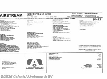 New 2023 Airstream Interstate 24X E1 available in Millstone Township, New Jersey