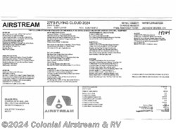  New 2024 Airstream Flying Cloud 27FBT Twin available in Millstone Township, New Jersey