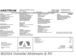 New 2024 Airstream Caravel 20FB available in Millstone Township, New Jersey