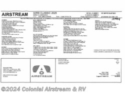 New 2025 Airstream Classic 30RBQ Queen available in Millstone Township, New Jersey