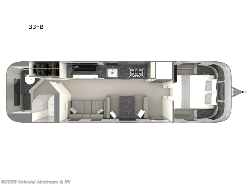 New 2026 Airstream Classic 33FBQ Queen available in Millstone Township, New Jersey