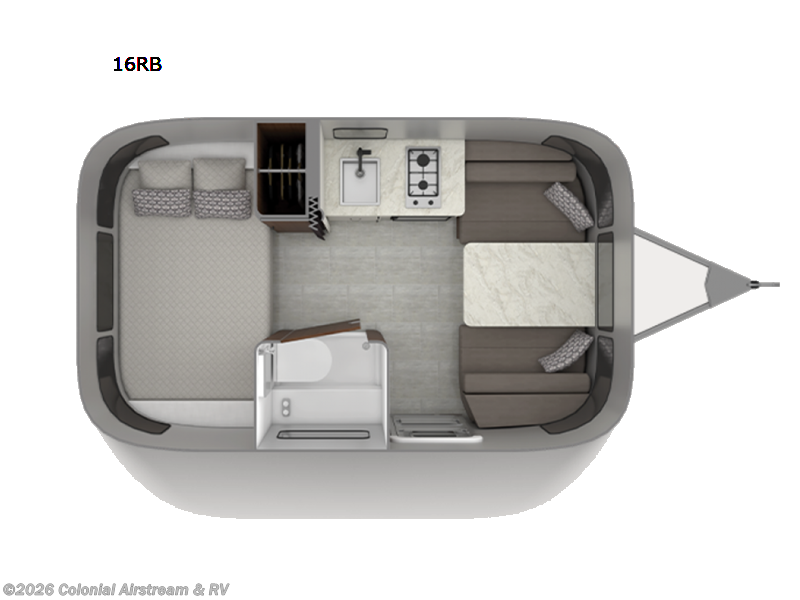 New 2026 Airstream Caravel 16RB available in Millstone Township, New Jersey