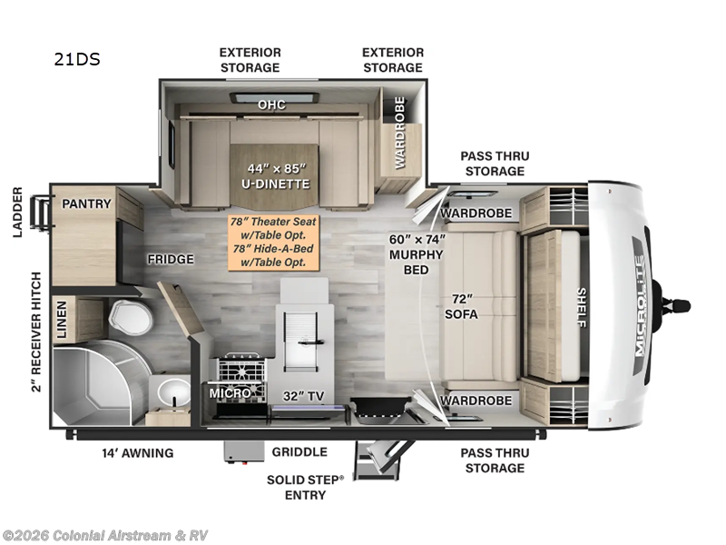 Used 2024 Forest River Flagstaff Micro Lite 21DS available in Millstone Township, New Jersey