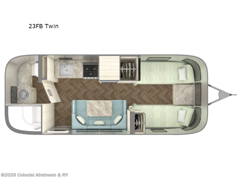 New 2026 Airstream International 23FBT Twin available in Millstone Township, New Jersey