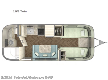 New 2026 Airstream International 23FBT Twin available in Millstone Township, New Jersey