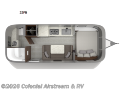 New 2027 Airstream Caravel 22FB available in Millstone Township, New Jersey