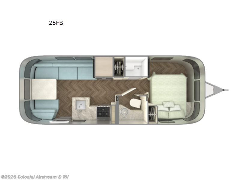 New 2027 Airstream International 25FBQ Queen Hatch available in Millstone Township, New Jersey