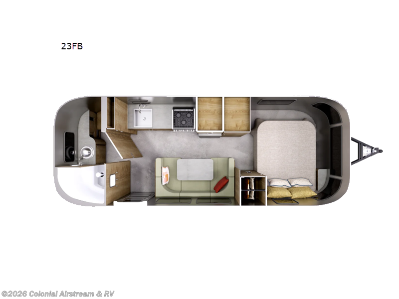 New 2027 Airstream Flying Cloud 23FBQ Queen available in Millstone Township, New Jersey