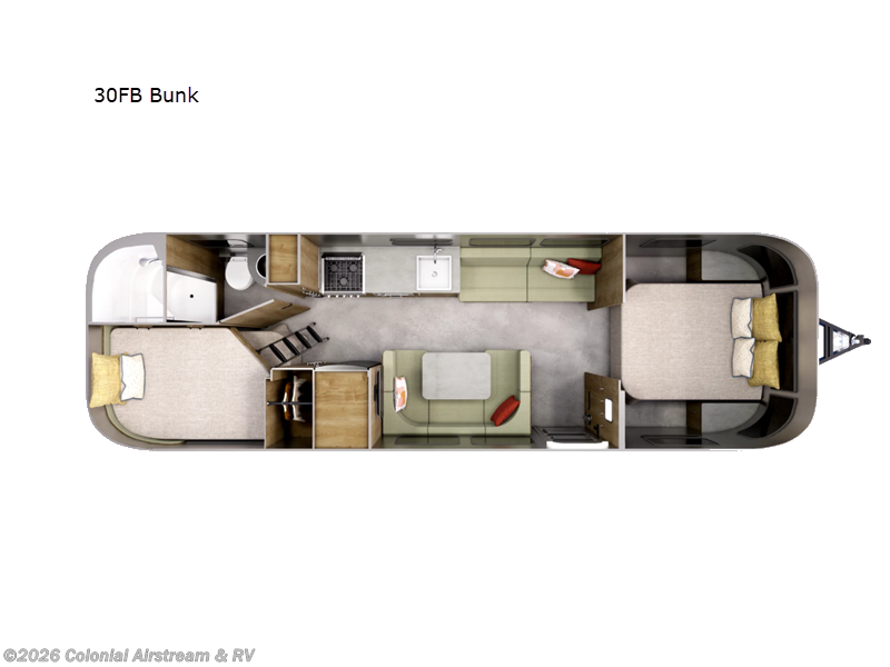 New 2027 Airstream Flying Cloud 30FBB Bunk Queen available in Millstone Township, New Jersey
