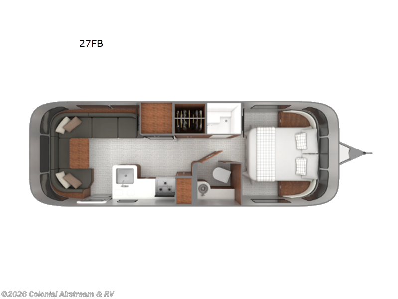New 2027 Airstream Globetrotter 27FBQ Queen available in Millstone Township, New Jersey