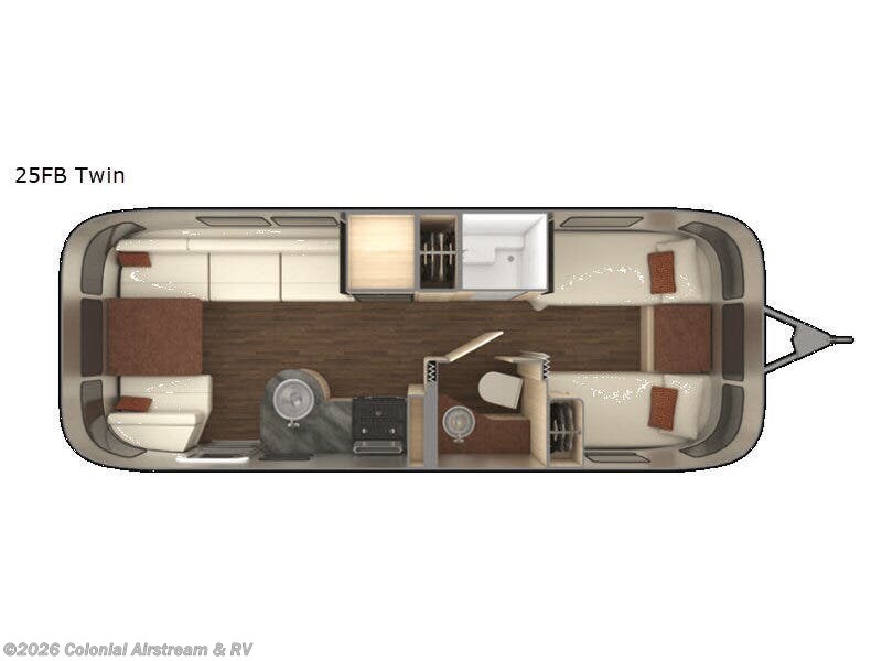 Used 2019 Airstream International Serenity 25FBT Twin available in Millstone Township, New Jersey