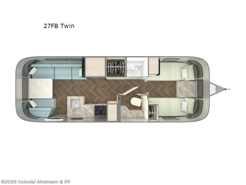 New 2027  Airstream International 27FBT Twin by Airstream from Colonial Airstream & RV in Millstone Township, NJ