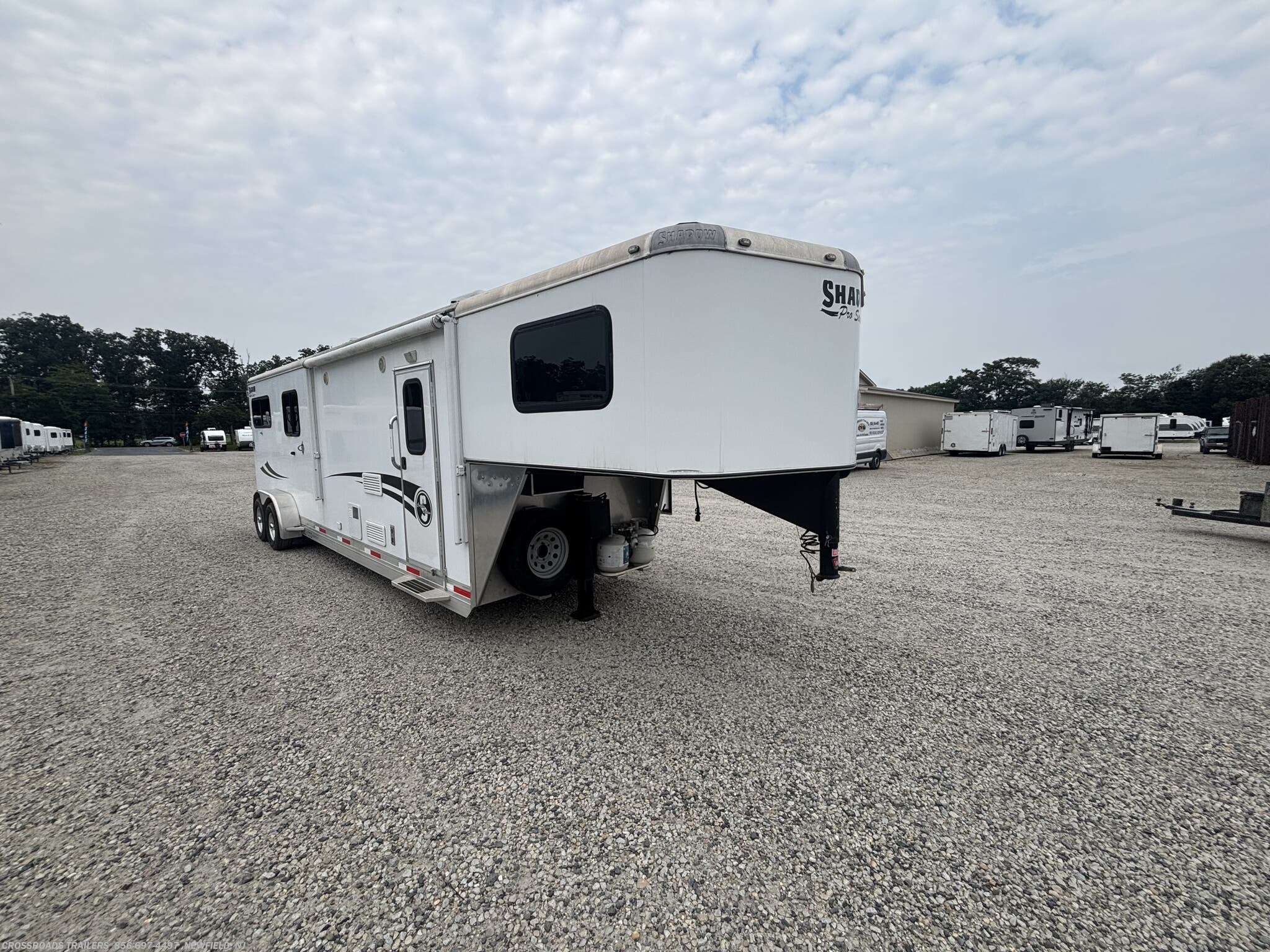 Used 2016 Shadow Trailer Pro 2H STRAIGHT LOADW/ 10’ LQ w/SLIDE available in Newfield, New Jersey