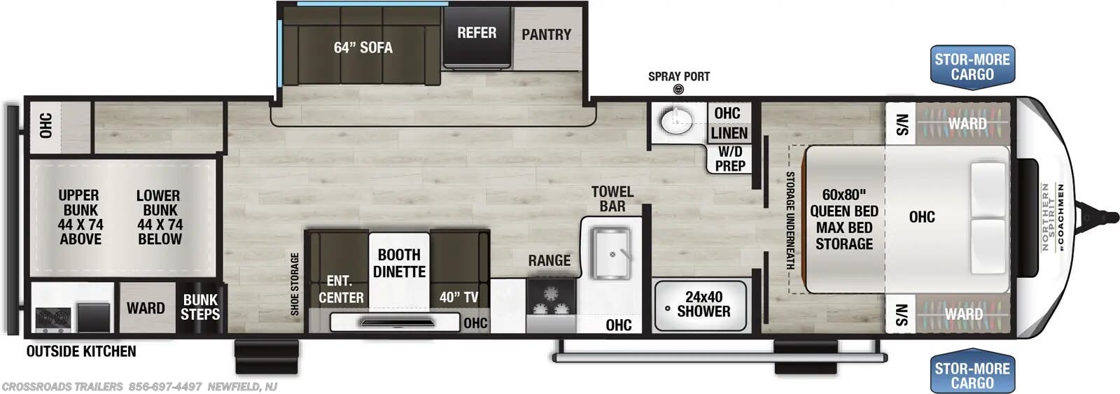 New 2026 Coachmen Northern Spirit 3070BH available in Newfield, New Jersey