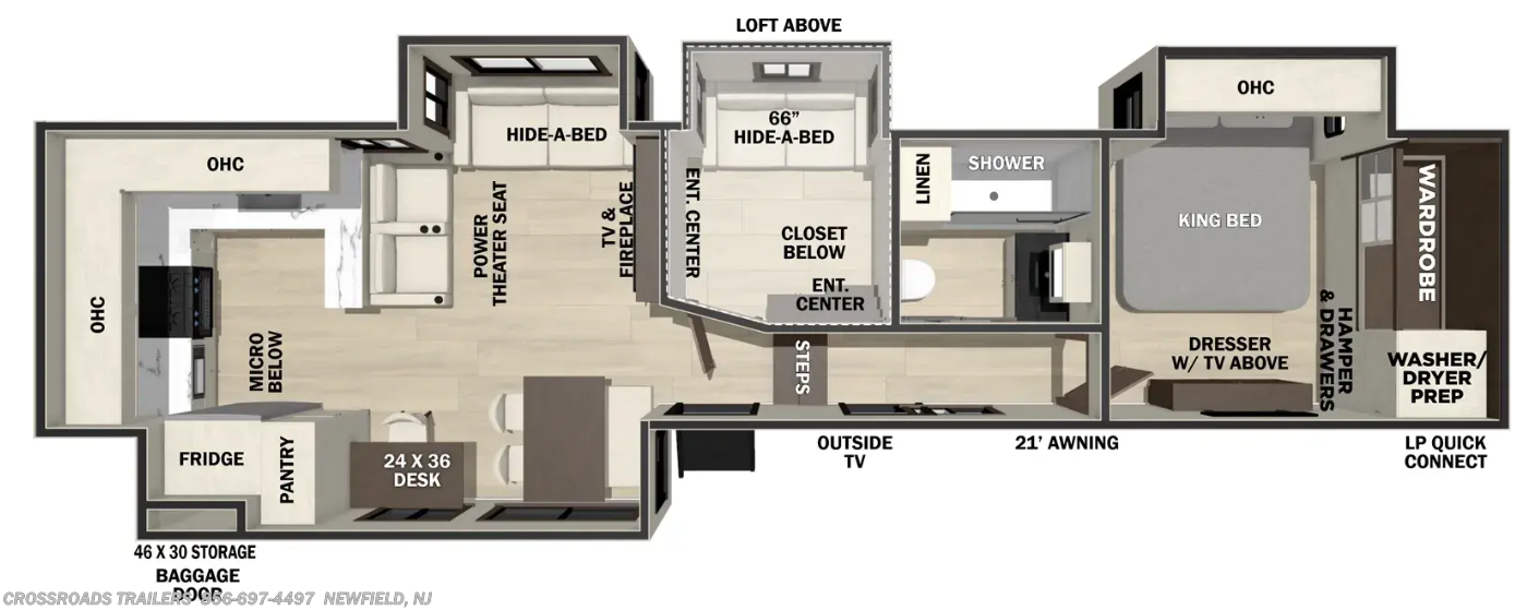 New 2027 Forest River Cedar Creek 390RKB available in Newfield, New Jersey