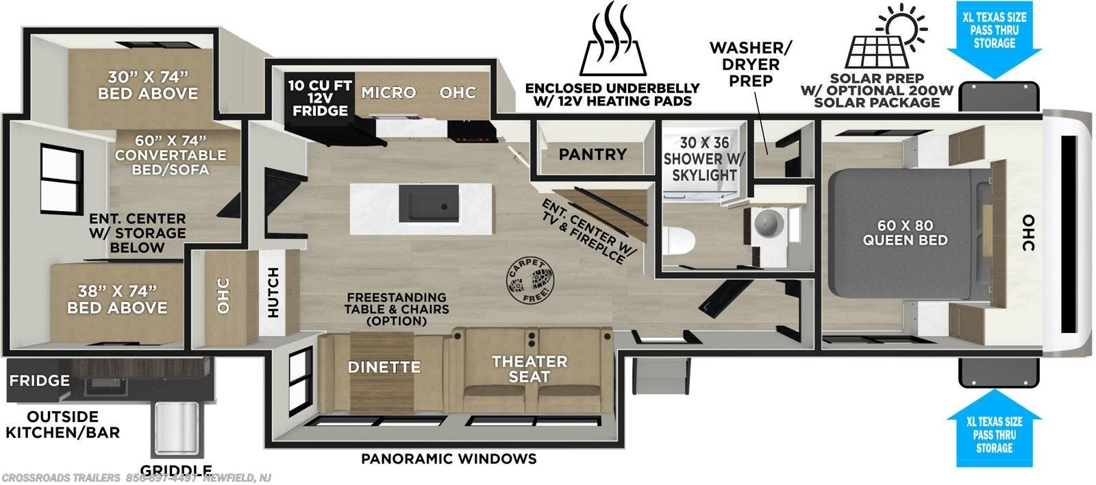 New 2027 Forest River Salem Hemisphere 310BHI available in Newfield, New Jersey