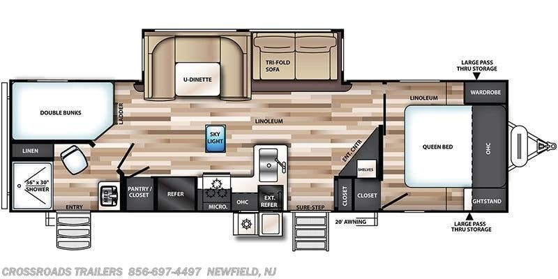 Used 2017 Forest River Salem Hemisphere Hyper-Lyte 26RBHL available in Newfield, New Jersey