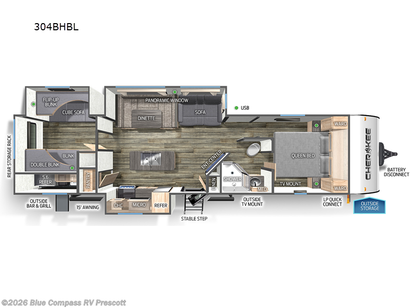 New 2026 Forest River Cherokee Black Label 304BHBL available in Prescott, Arizona