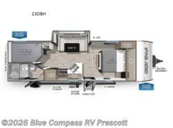 New 2026 Forest River Cherokee Grey Wolf 23DBH available in Prescott, Arizona
