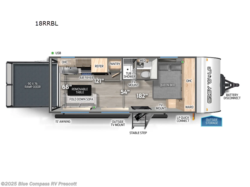New 2025 Forest River Cherokee Grey Wolf Black Label 18RRBL available in Prescott, Arizona