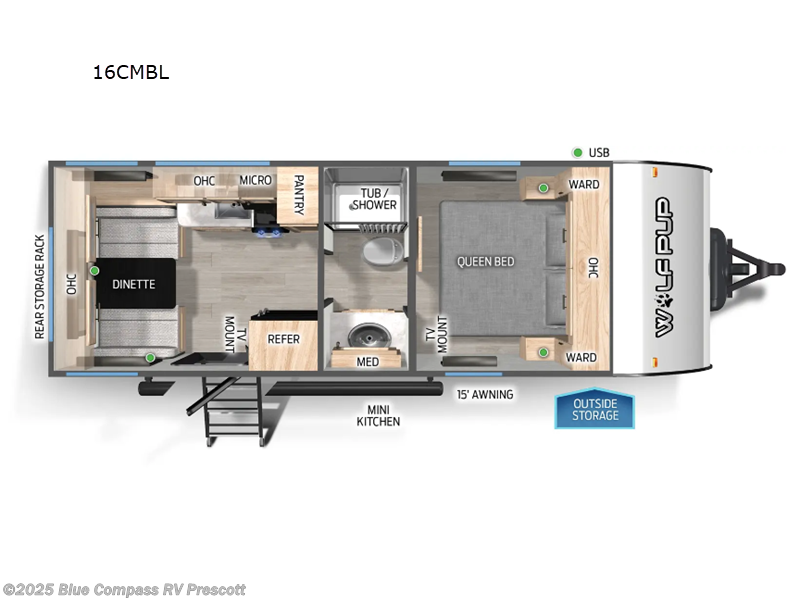 New 2025 Forest River Cherokee Wolf Pup Black Label 16CMBL available in Prescott, Arizona