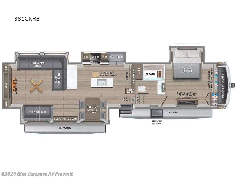 New 2025 Jayco North Point 381CKRE available in Prescott, Arizona