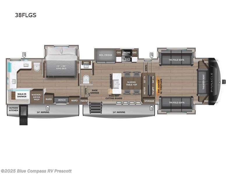 New 2025 Jayco Pinnacle 38FLGS available in Prescott, Arizona
