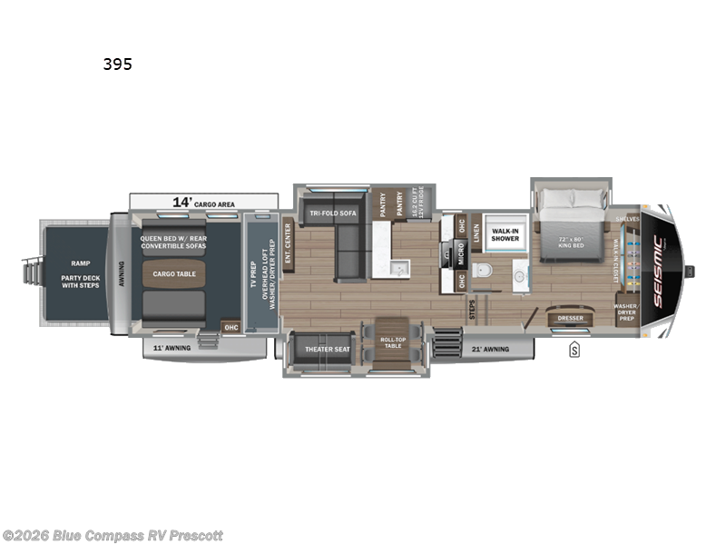 New 2026 Jayco Seismic 395 available in Prescott, Arizona
