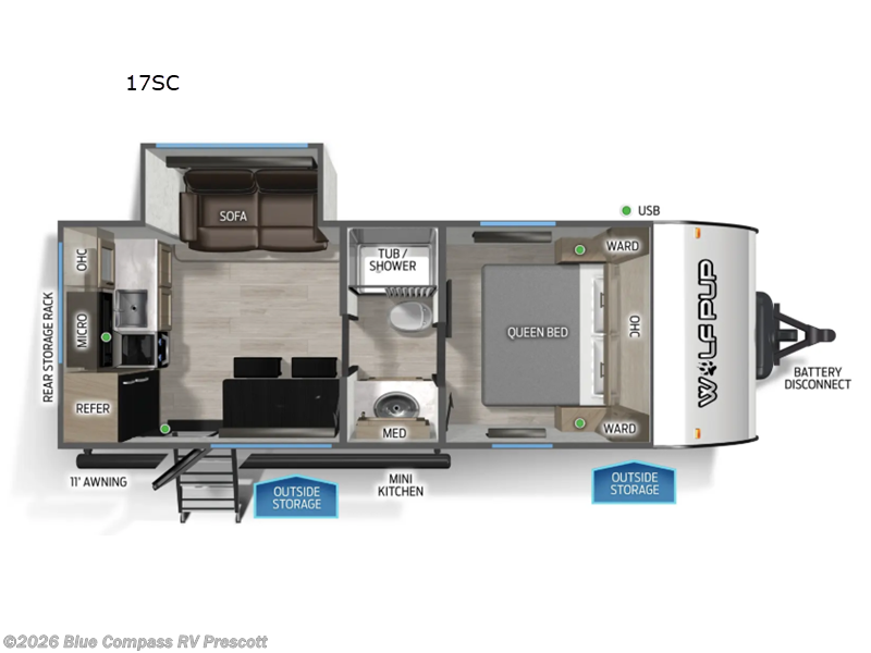 New 2026 Forest River Cherokee Wolf Pup 17SC available in Prescott, Arizona