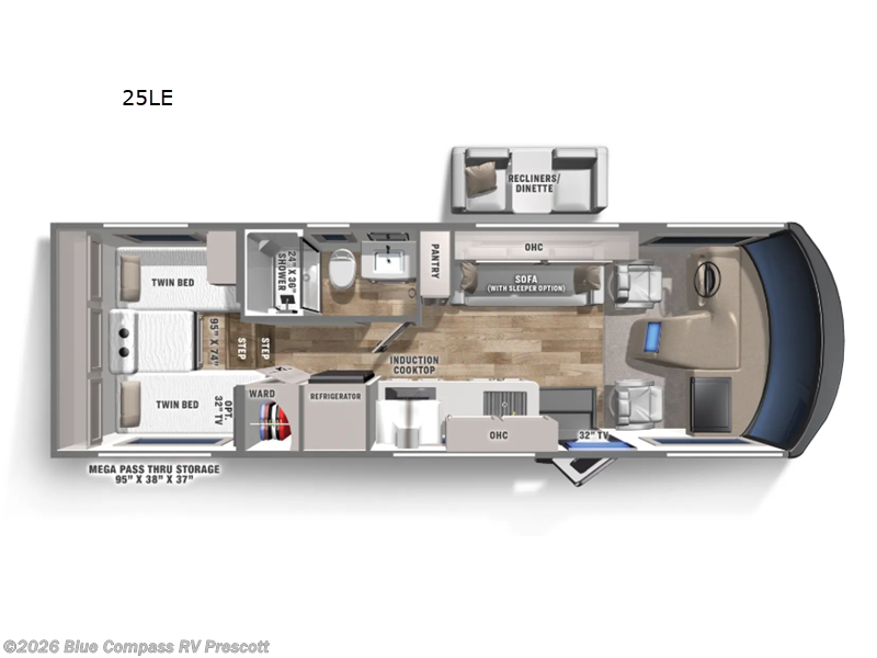 New 2026 Coachmen Euro 25LE available in Prescott, Arizona