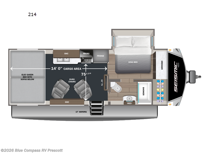 New 2026 Jayco Seismic 214 available in Prescott, Arizona
